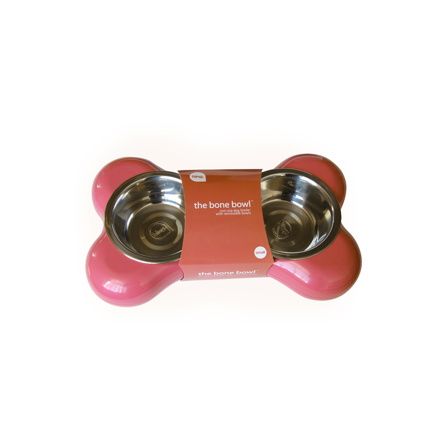 Gamelle Bone Bowl Rose Hing