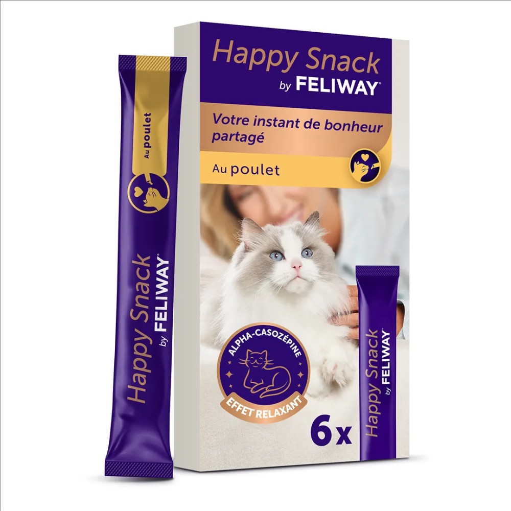 Snacks féliway au poulet pour chat