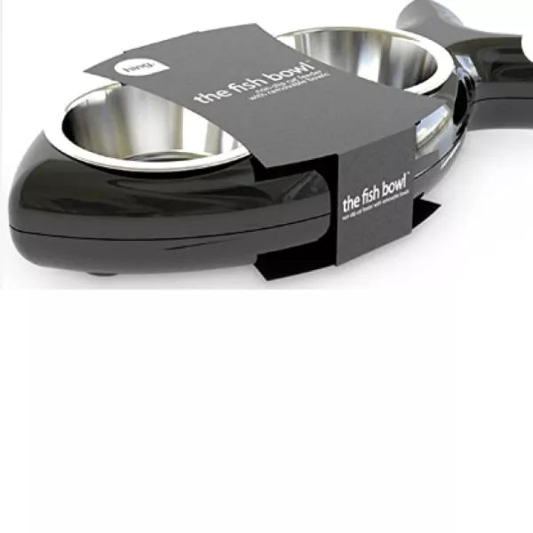 Gamelle Fish Bowl noir Hing pour Chat