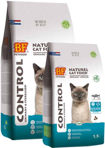 Croquettes Control pour Chat Stérilisé en 1.5kg et 10kg BF PETFOOD