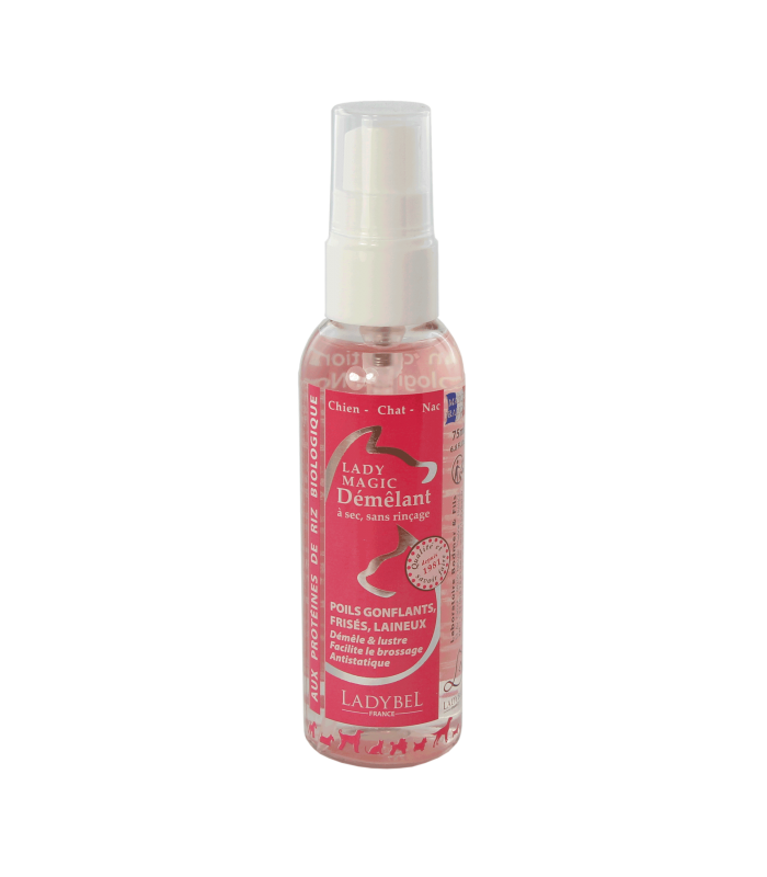 Démélant pour chiens et chats Lady Magic de Ladybell 75ml
