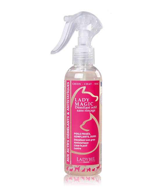Spray démélant pour chiens et chats Ladymagic de Ladybel