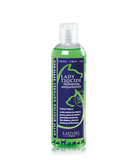 shampoing anti parasitaire pour chien ladybel