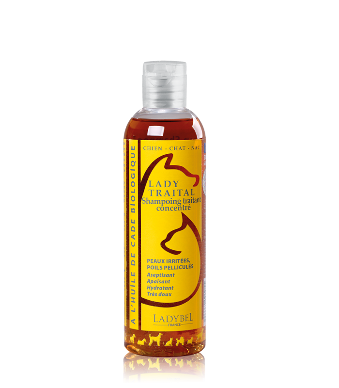 shampoing traitant pour chien ladybel