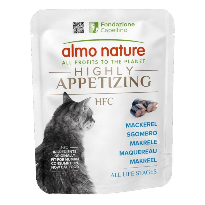 Sachet HFC Haute Appétence Maquereaux Almo Nature pour Chat