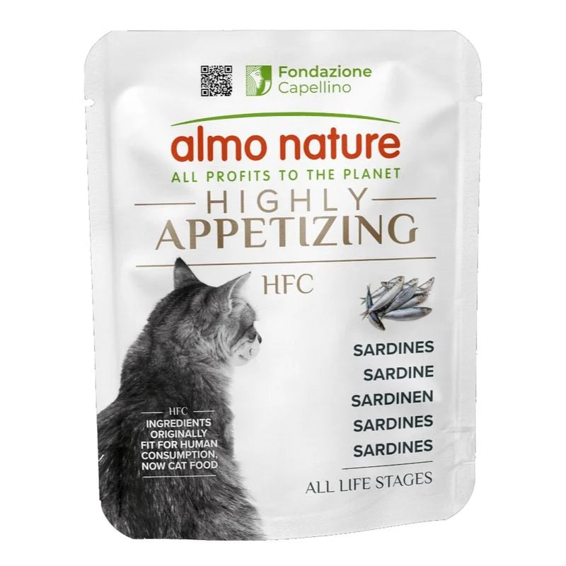 Sachet HFC Haute Appétence Sardines Almo Nature pour Chat
