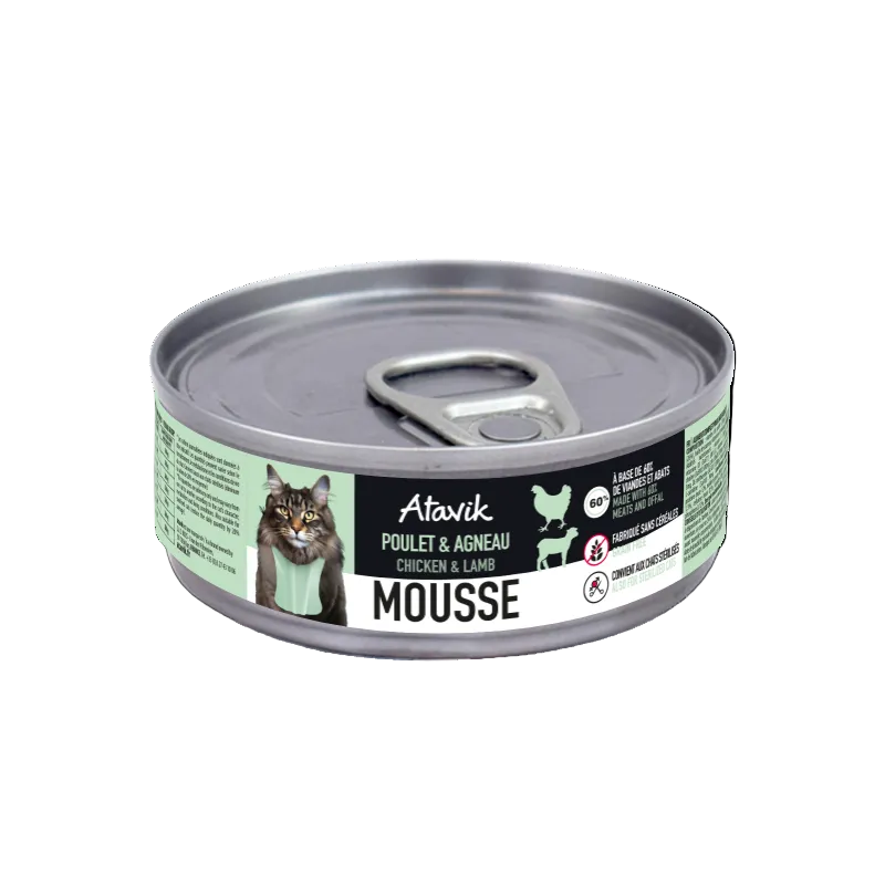 Mousse Poulet et Agneau -Chat 85g
