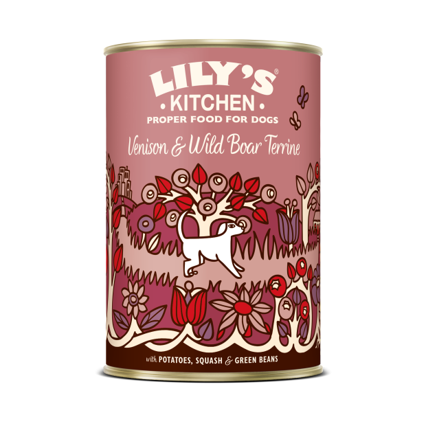Pâtée en boite au chevreuil pour chiens Lily's Kitchen