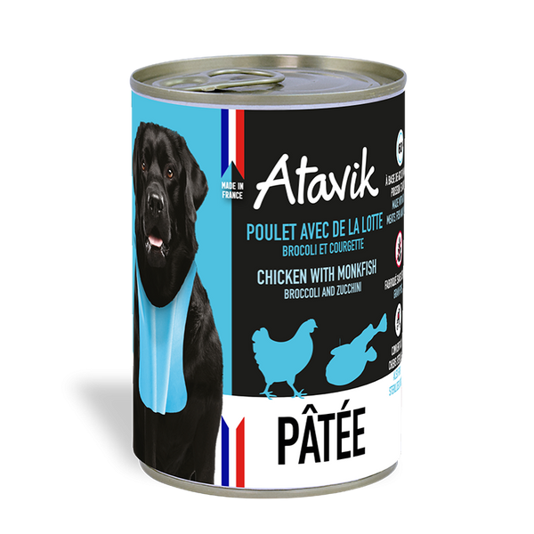 Patée Poulet et Lotte Atavik pour Chien