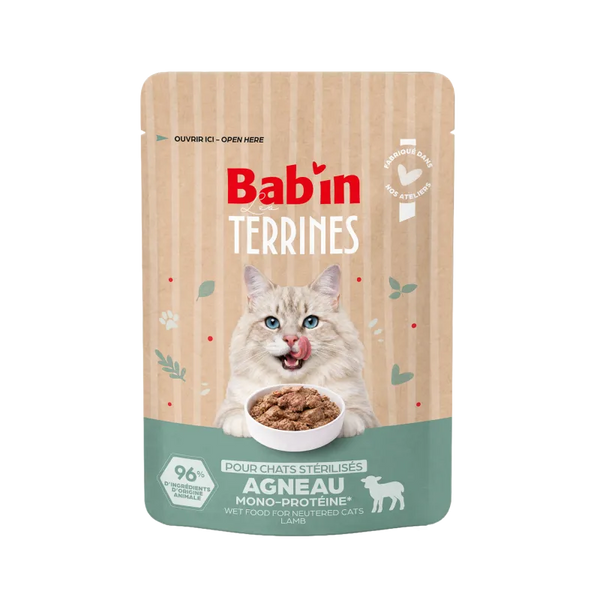 Terrine Chat Agneau 80g Babin