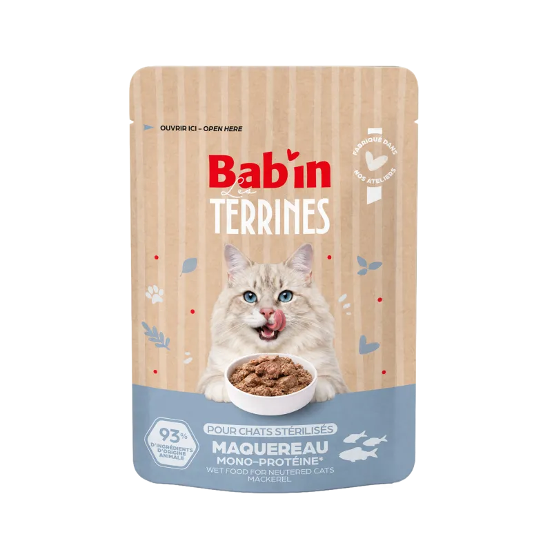 Terrine Chat Poisson 80g babin