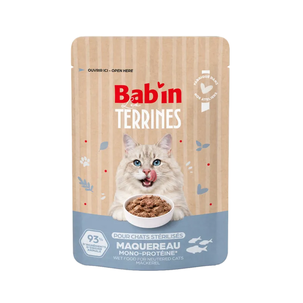Terrine Chat Poisson 80g babin