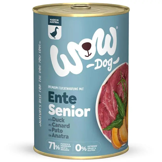 Pâtée Senior Canard pour Chien Wow