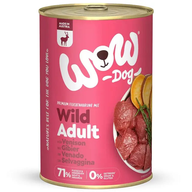 Pâtée Adult Gibier Wow