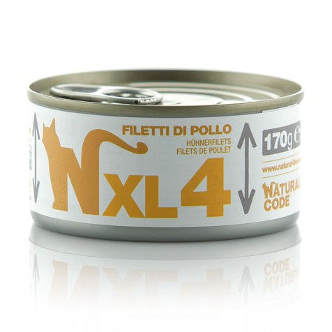 Code XL4 Filets de Poulet 170G pour chat