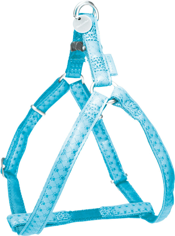 Harnais Mc Leather 25Mm Turquoise