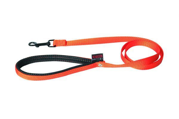 Laisse Nylon S Orange 16mm x 1.2 mètre