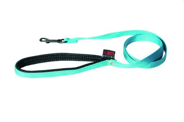 Laisse Nylon S Turquoise 16mm x 1.2 mètre