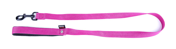 Laisse Nylon Large Rose 25mm x 1.2 mètre