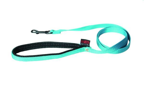 Laisse Nylon Large Turquoise 20mm x 1.2 mètre