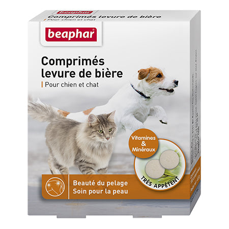 Boîte de 100 comprimés de levure de bière  pour chien et chat Beaphar