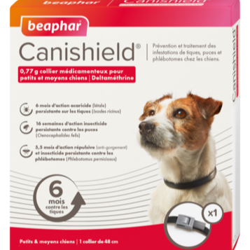 Collier antiparasitaire pour petit et moyen chien Beaphar