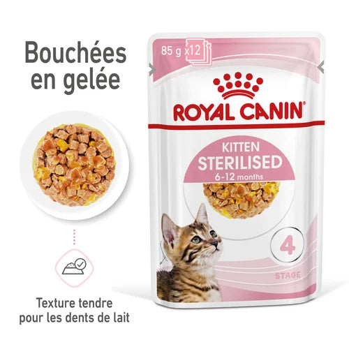 Kitten Sterilised Gelee 12X85G