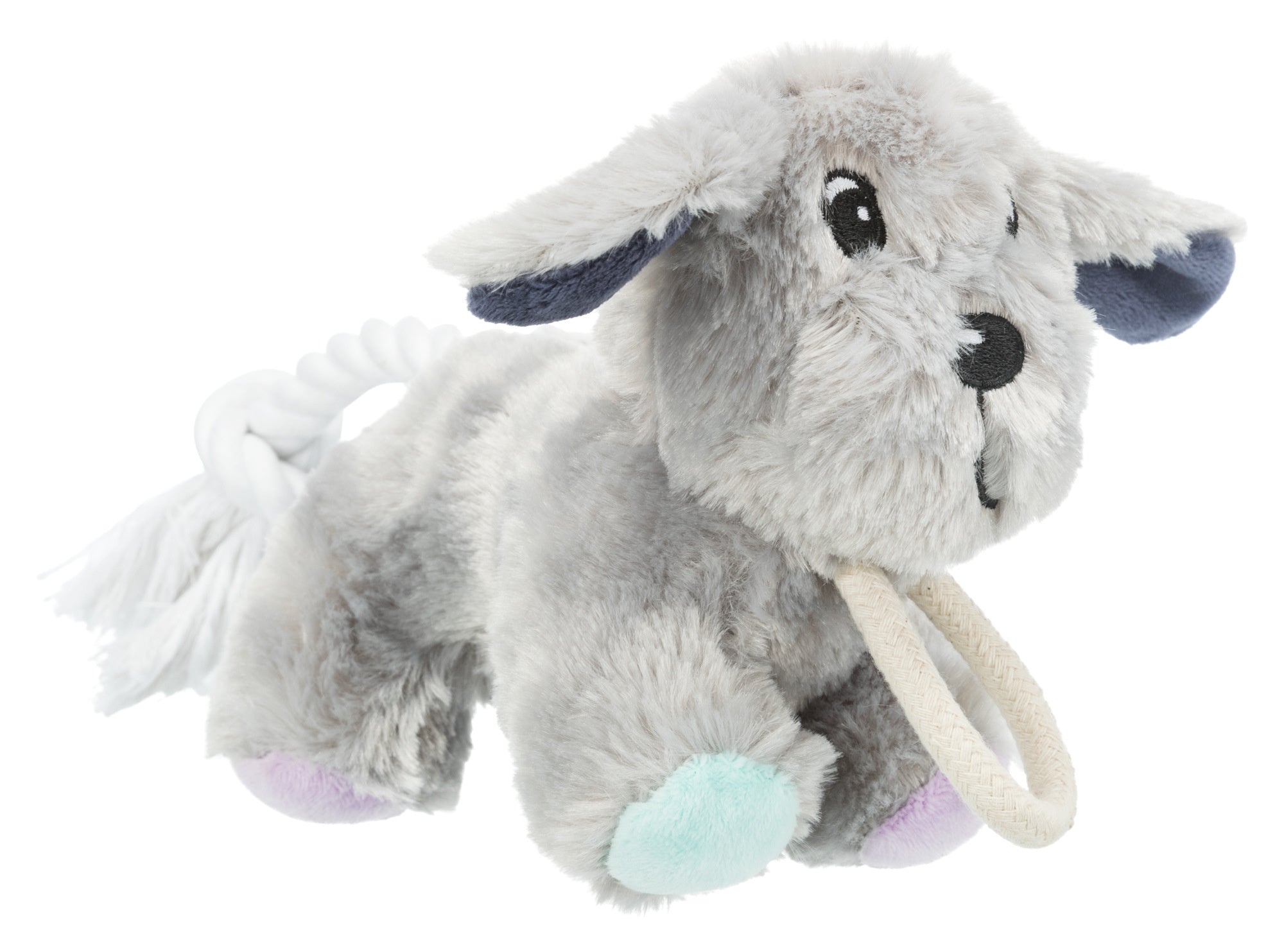 Junior Chien Avec Corde, En Peluche