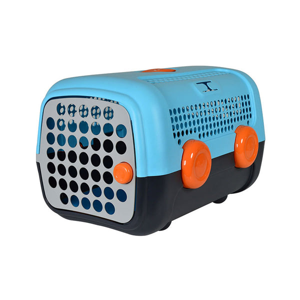 Caisse De Transport A.U.T.O United Pets - Bleu Ciel et Gris