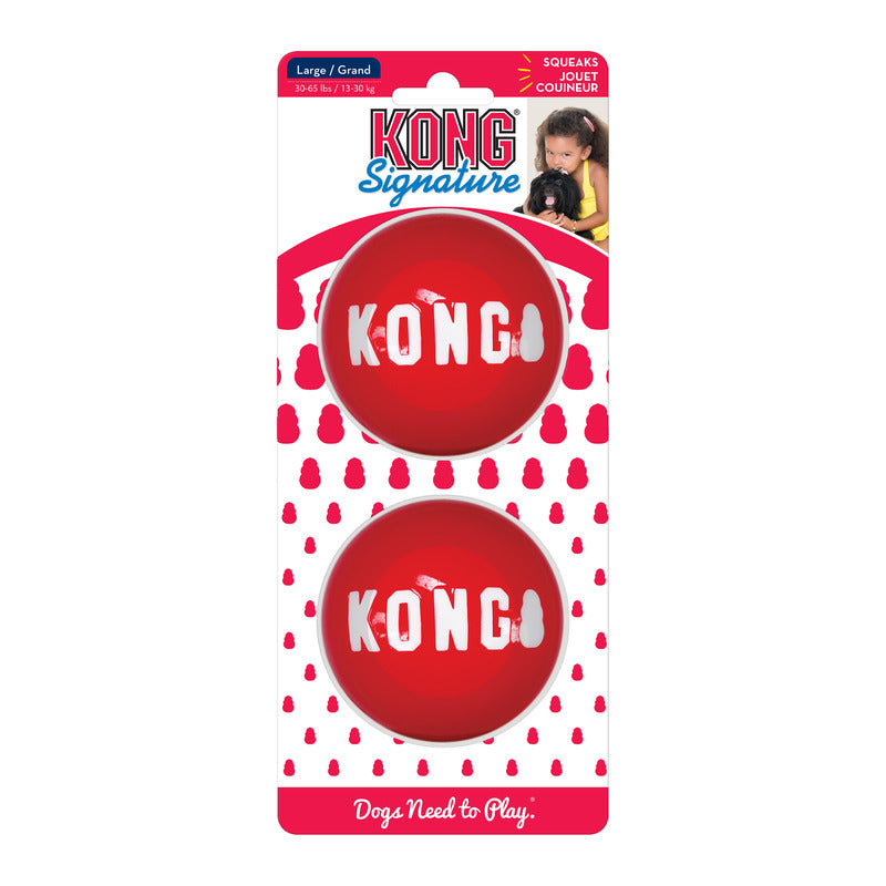 lot de 2 balles kong signature taille L