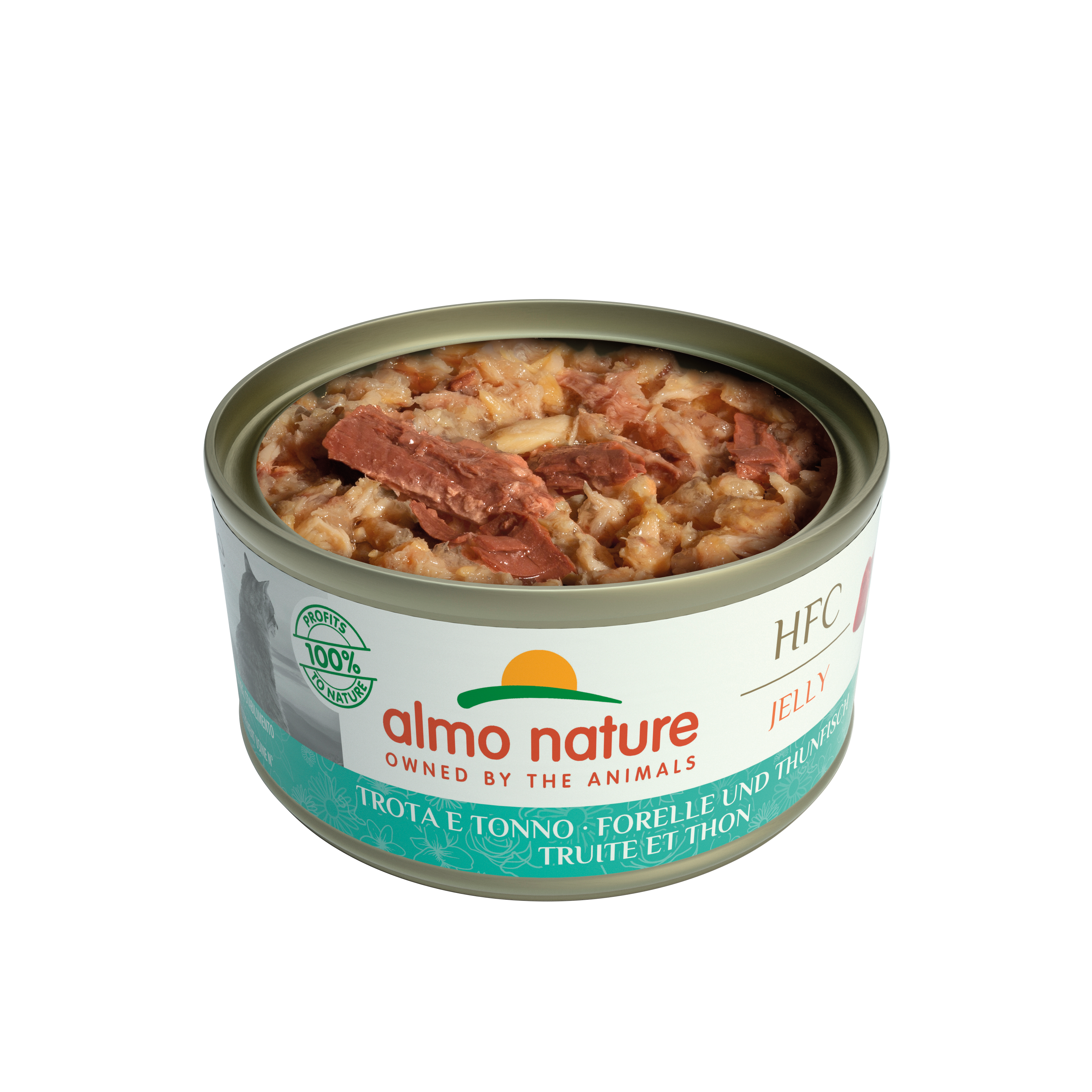 Truite et Thon Almo Nature pour Chat Interieur de la Boîte