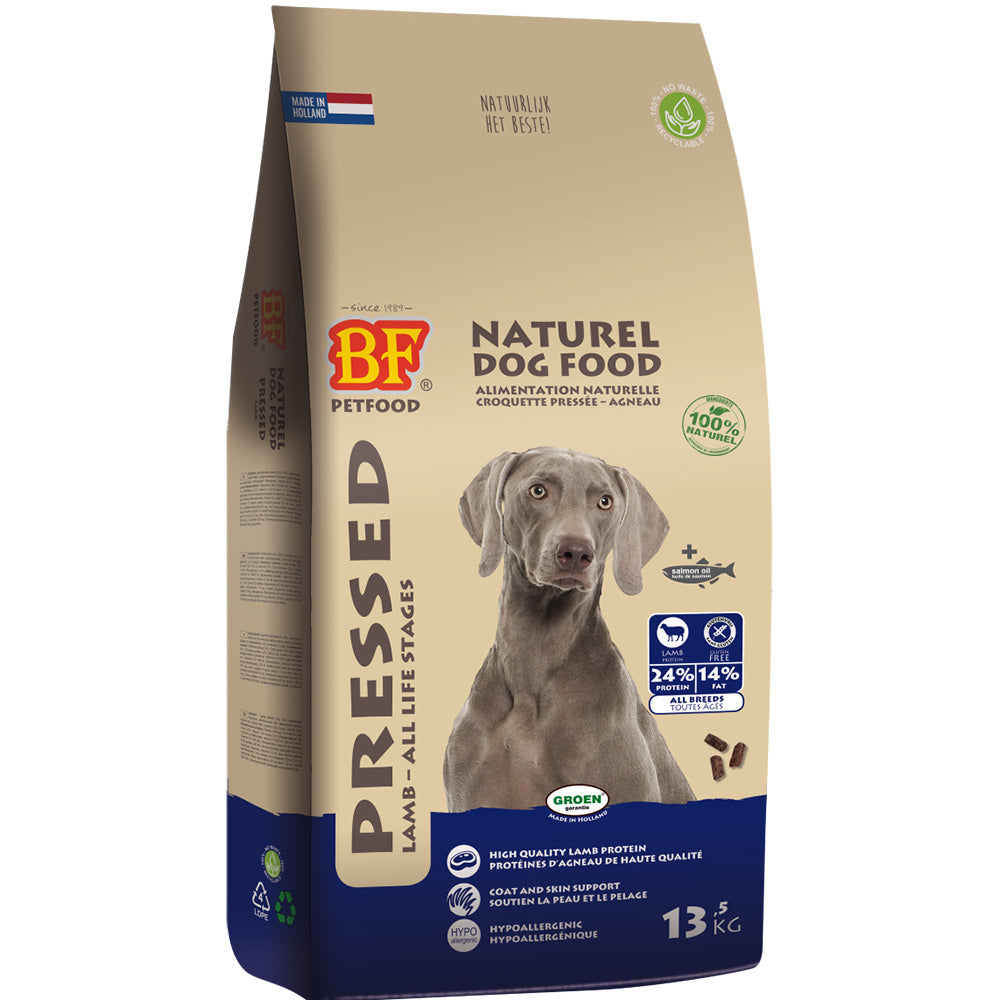 Croquettes Pressées à l'agnau Bf PETFOOD pour Chiens