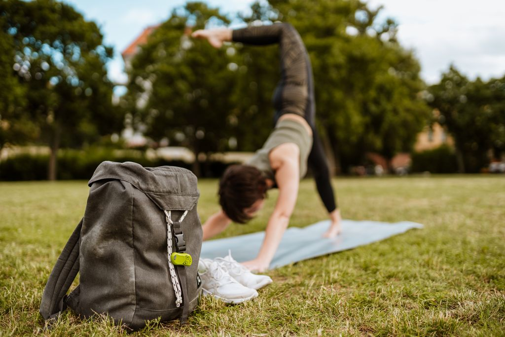Tickless porté sur un sac à dos