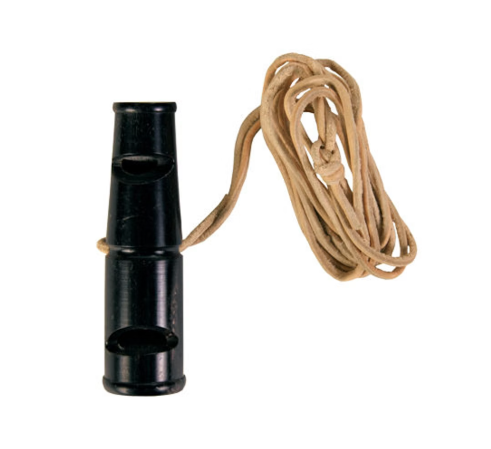 Sifflet de survie en laiton - Tente Aventure Sifflet de survie en laiton - Tente Aventure