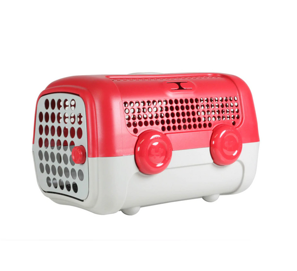 Caisse De Transport A.U.T.O United Pets - Rouge Et Gris