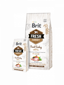Brit Fresh Adult Fit Dinde et Pois 2.5Kg