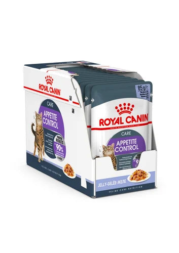 Sachets de nourriture humide en gelée Royal Canin Appetite Control pour Chat