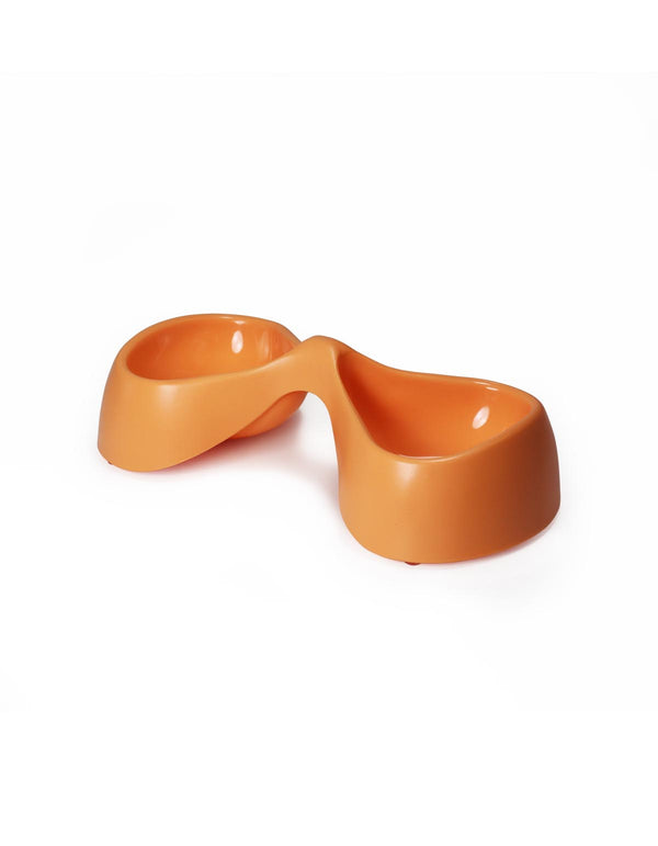 Bicio Double Bol Polypropylene Orange