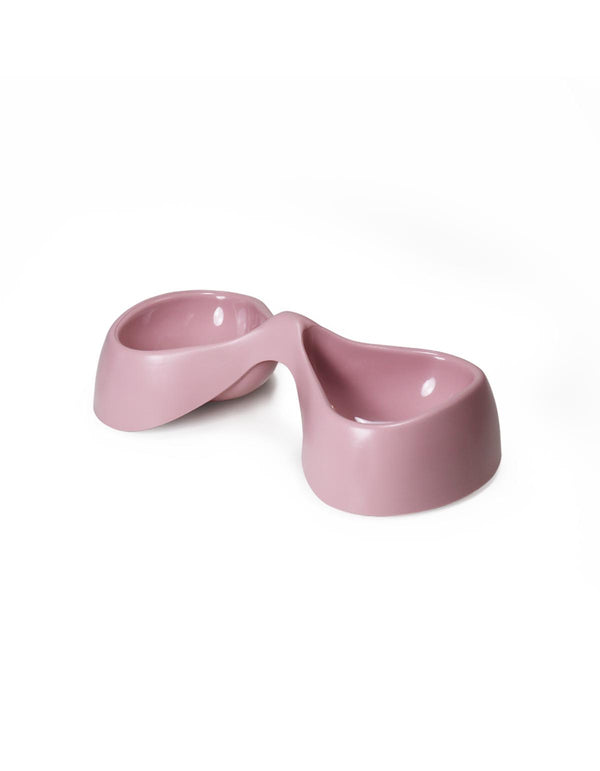 Bicio Double Bol Polypropylene Rose