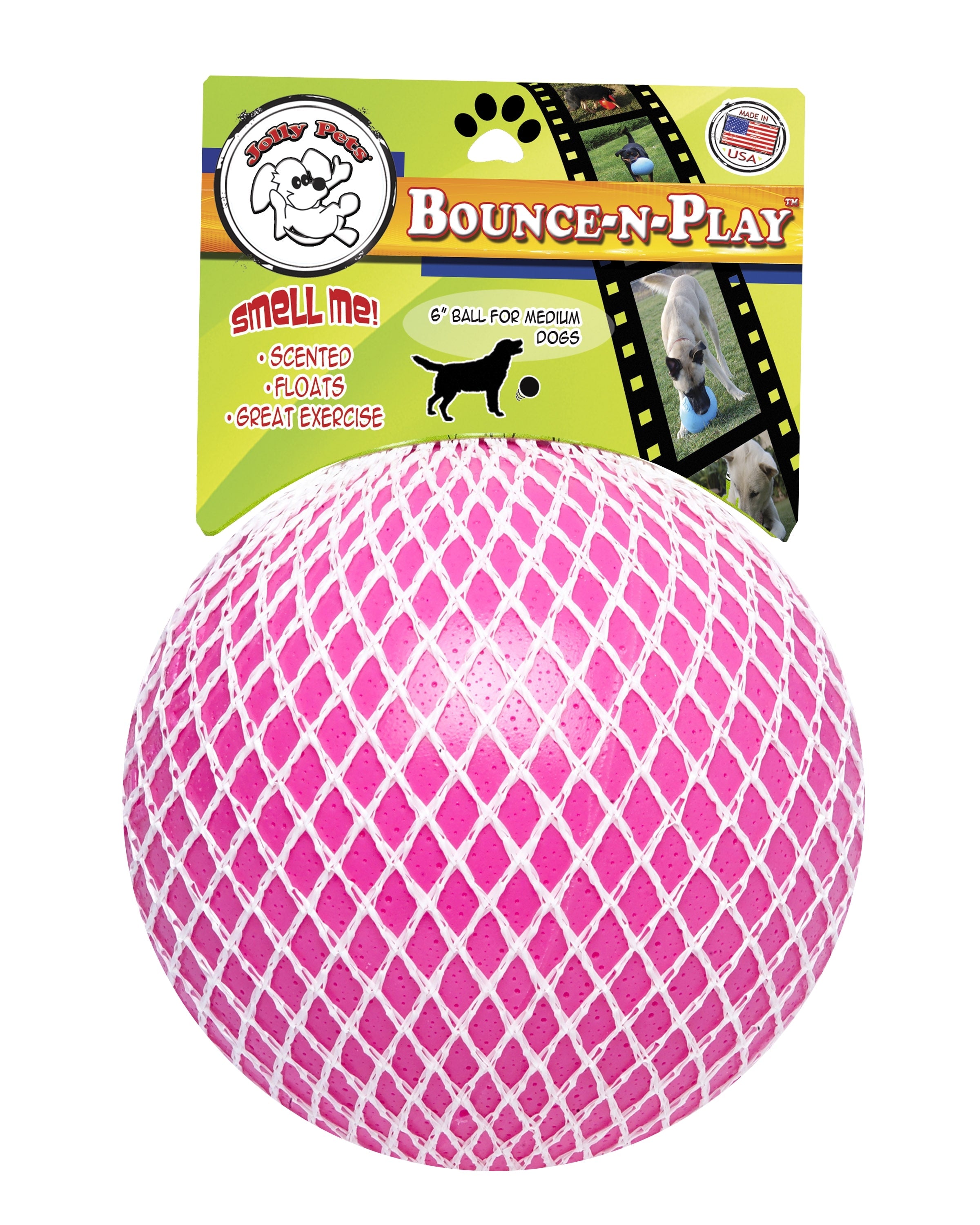 Jolly Ball Bounce-N-Play Rose Ø11cm