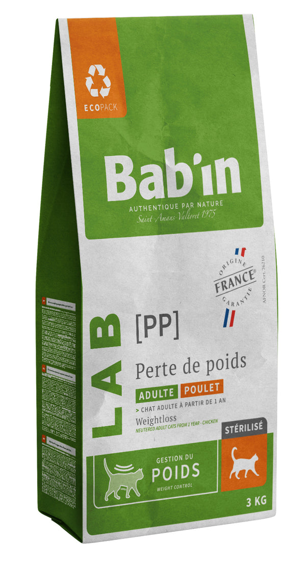 Croquettes LAB Perte de Poids BABIN pour Chat