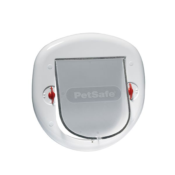 Porte Staywell Gros Chat Et Petit Chien - Blanc