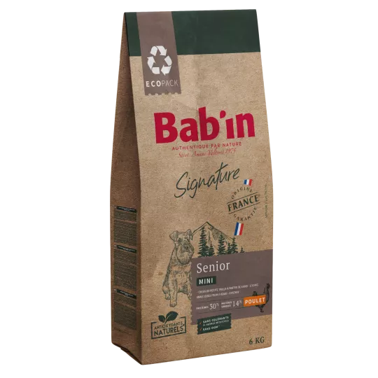 Croquettes Mini Senior BABIN pour Chien