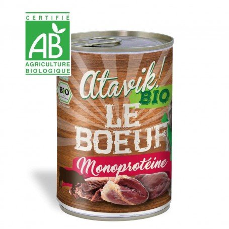 Pâtée Boeuf Bio 400G