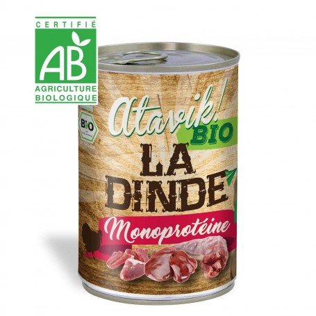 Pâtée Dinde Bio 400G